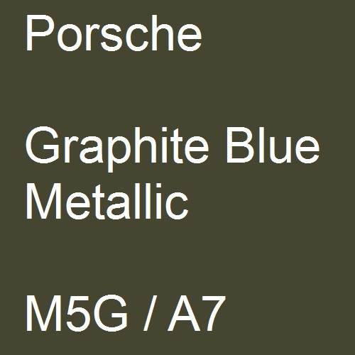 Porsche, Graphite Blue Metallic, M5G / A7.